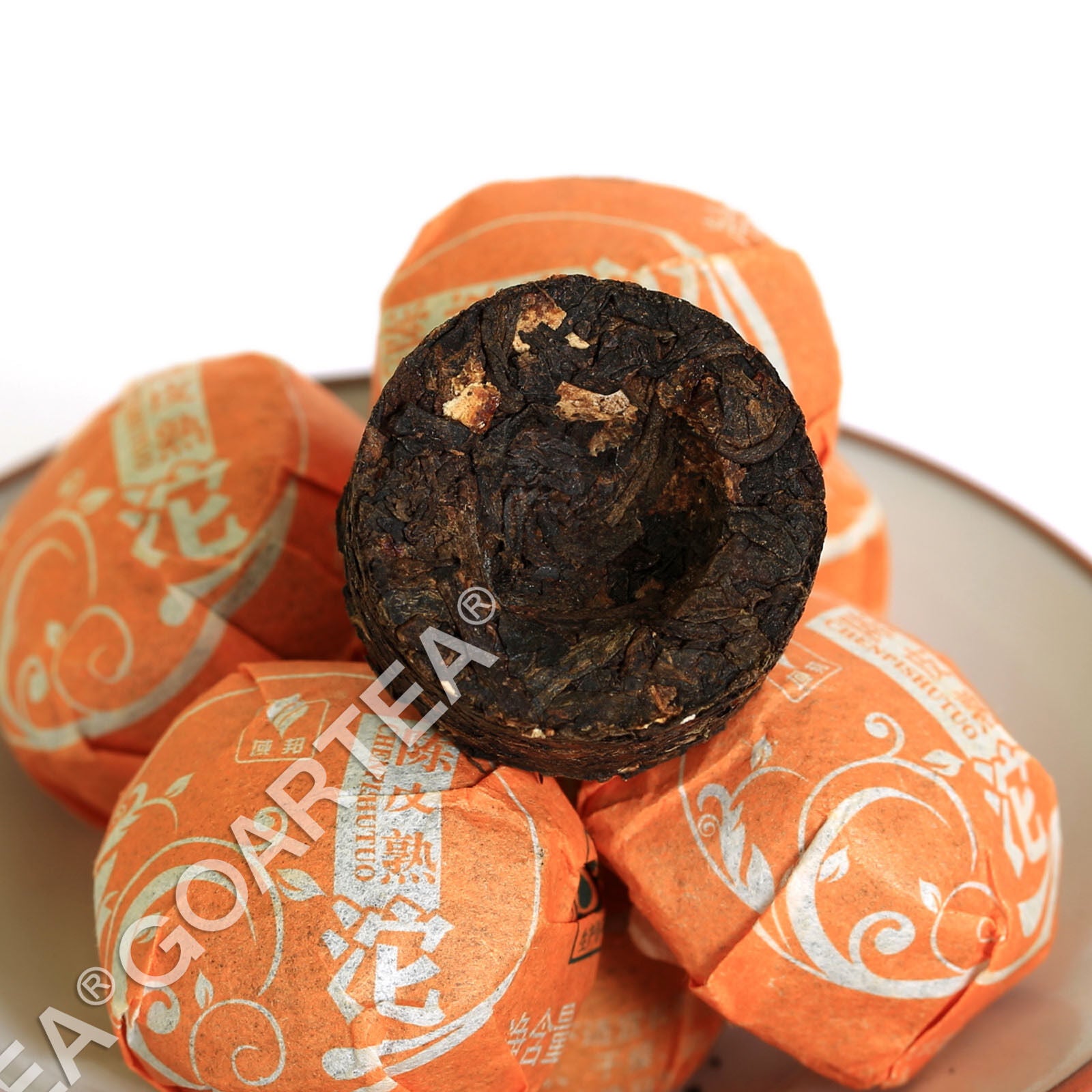 HELLOYOUNG Orange Peel Citrus Flavored Mini Ripe Cake puer Pu'er Pu erh Tea