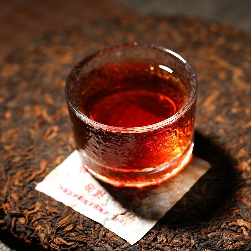 Shu Puer Chinese Tea Fuhai 7576 Ripe Puer Chinese Tea 357g Cake