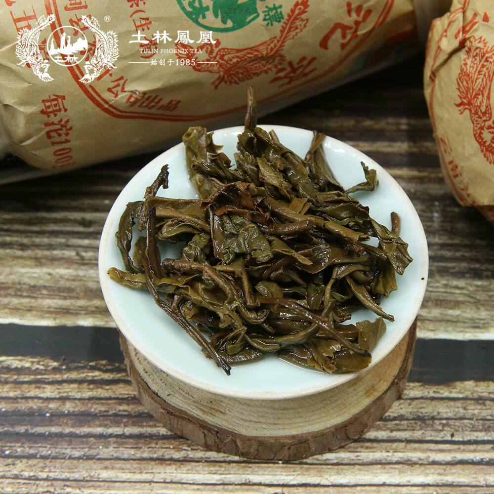 Tulin Raw Pu-erh Tea Jia Ji Tuo 868 Sheng PuerTuocha 100g/3.52oz