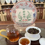 357g Yunnan Old Puer Raw Tea Cake Lixing Bulang Ancient Tree Raw Pu-erh Tea