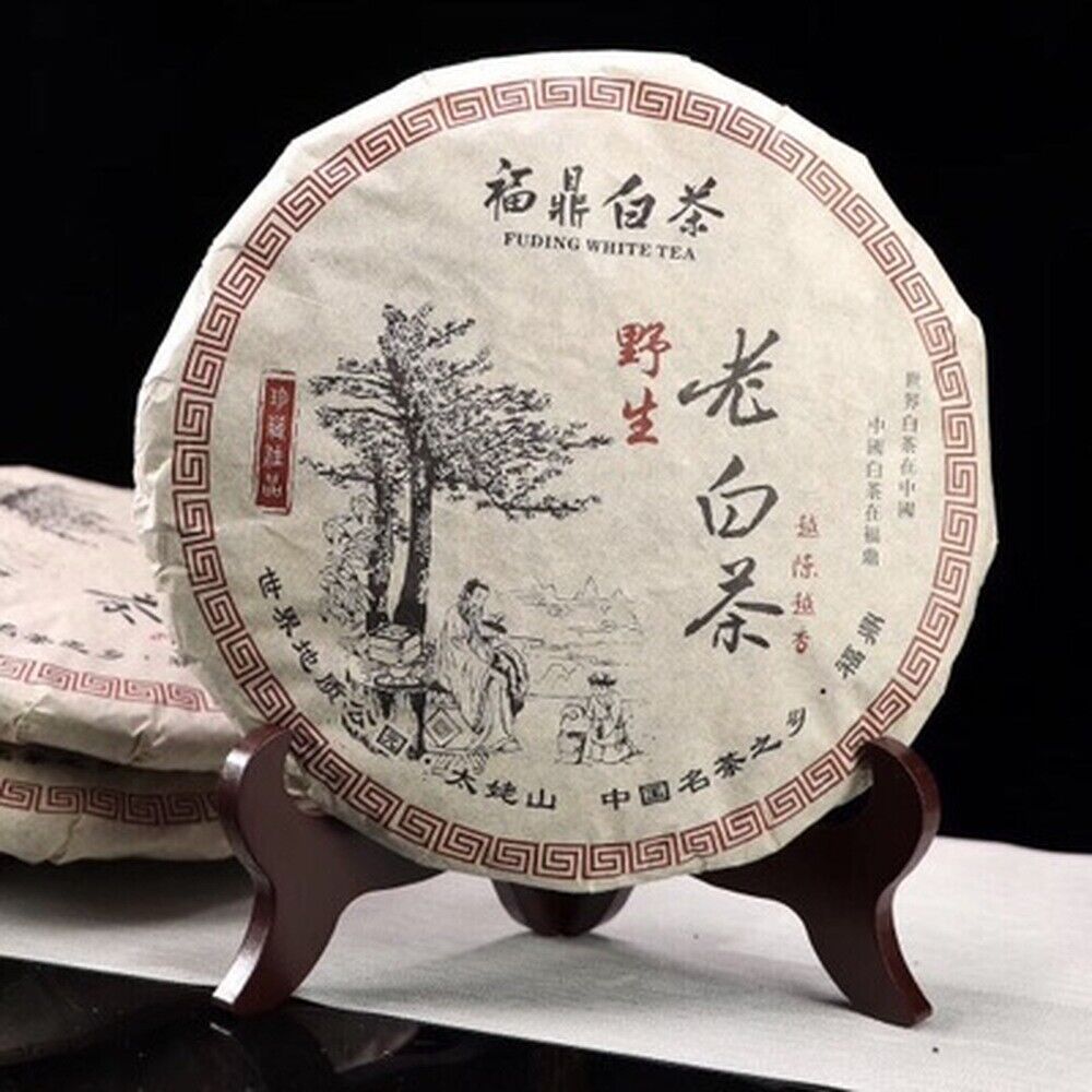 Fuding Shoumei Bai Mu Dan White Tea Old Ecology White Peony Craft Tea Cake 300g