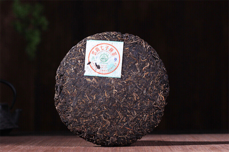 0432 * Ba Jiao Ting Li Ming Puer Pu Er Tea Cake Sheng Raw Pu Erh Tea 357g