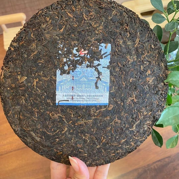 YU LU RUN ZE Yunnan Menghai TAETEA Dayi Pu'er Tea Pu-erh Puer 357g Ripe
