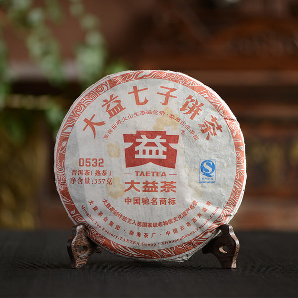 CIFbuy 2012 Yr TAETEA 0532 Batch 201 Shu Pu Er Ripe Puer Tea 357g Dayi Puerh Tea Cake
2012年大益0532批次201熟普洱茶饼357克