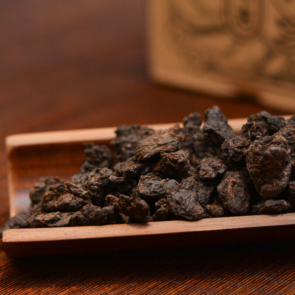 LAO CHA TOU Haiwan Old Comrade Five-year Old Tea Head Puer Ripe Tea 200g