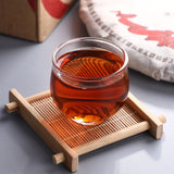 HaiWan Bawang Cha Bing Shu Puer Tea Menghai Qizi Ripe Puer Tea 500g