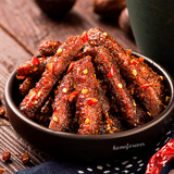 Three Squirrels Spicy Beef Snack Chinese Food Snack Specialty 4 Bags 三只松鼠蜀香牛肉