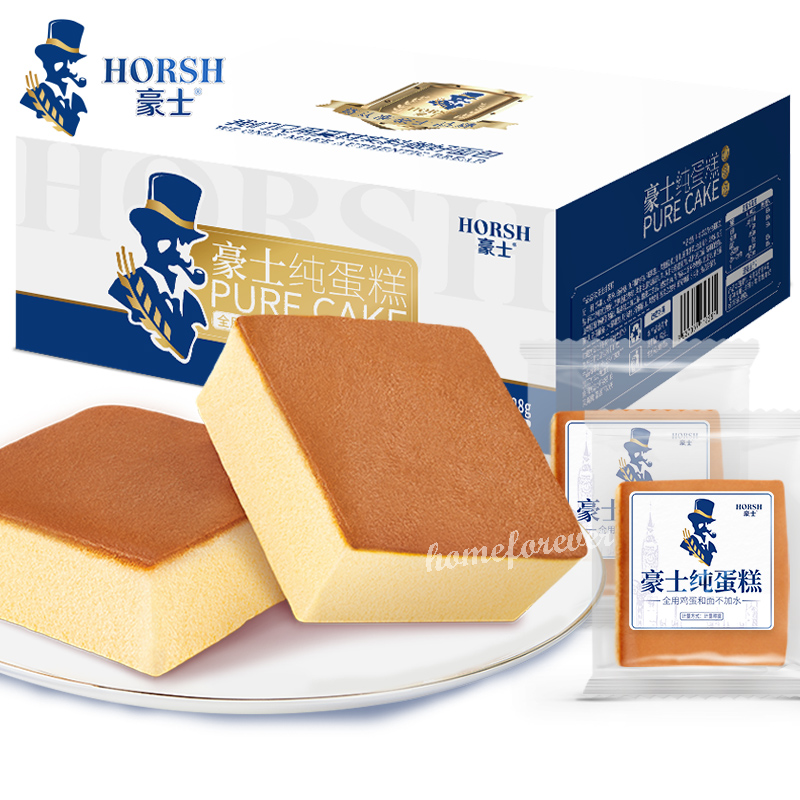 Horsh Pure Cake 528g Chinese snacks Food 中国小吃豪士纯蛋糕 Secondary image