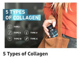 120caps Vital Vitamins Multi Collagen Complex - Type I, II, III, V, X, Grass Fed