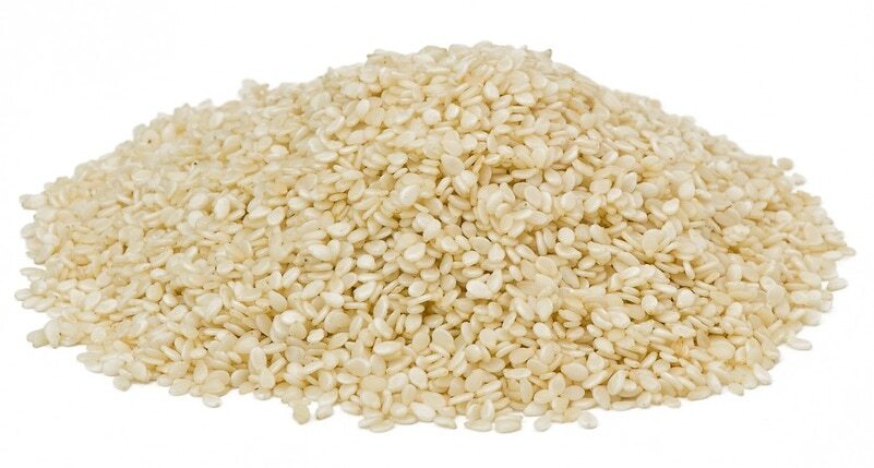 Sesame Seed Hulled - 4 Pounds - Bulk Hulled Sesame Long Shelf-Life Gluten Free Main image