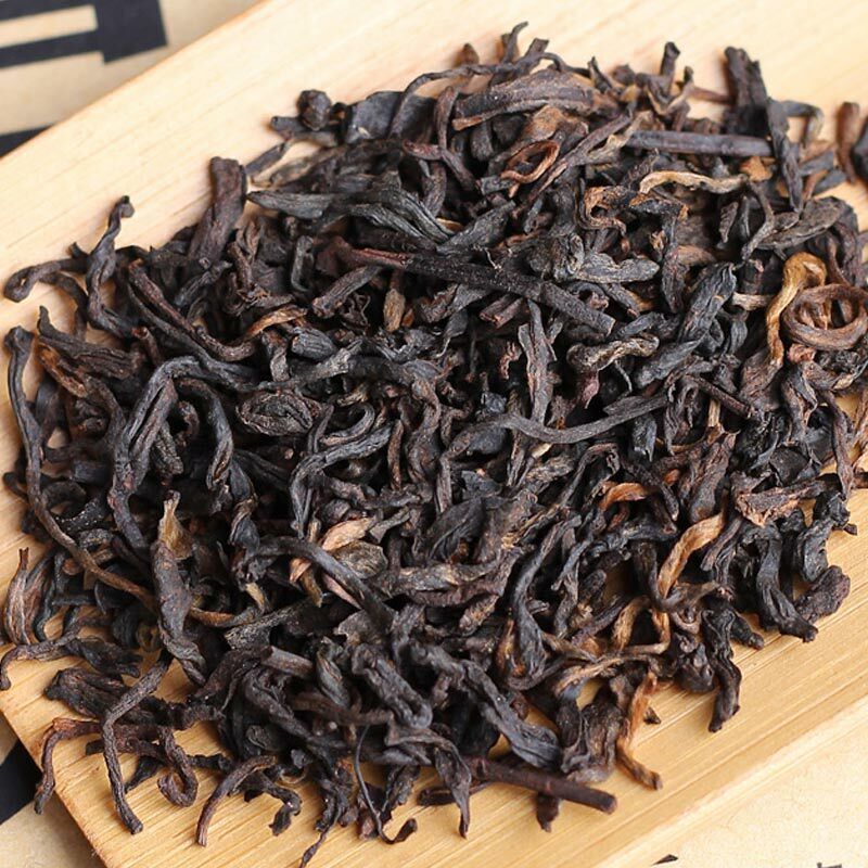 Lao Tong Zhi Third Grade Ripe Puer Loose Tea Haiwan Shou Puerh Tea 500g