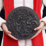 500g Dragon & Phenix Da Hong Pao Tea Cake Wuyi Oolong Tea Big Red Robe Tea