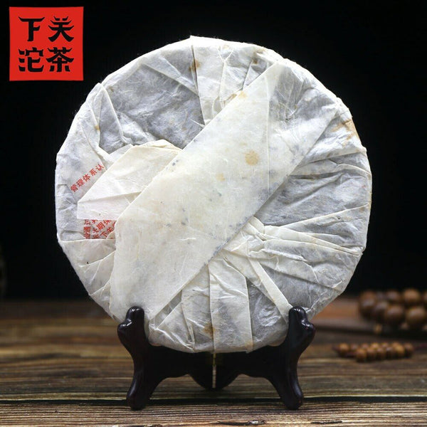 Since 1902 Puercha Health Care 357g Top Xiaguan Shen Puer Cake Bulang Old Tree