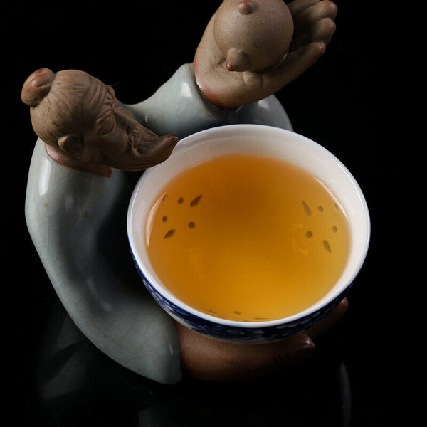 Yunnan Menghai Ba Jiao Ting Sheng Tuo Cha Bulang Mt. Pu'er Tea Raw 500g Box