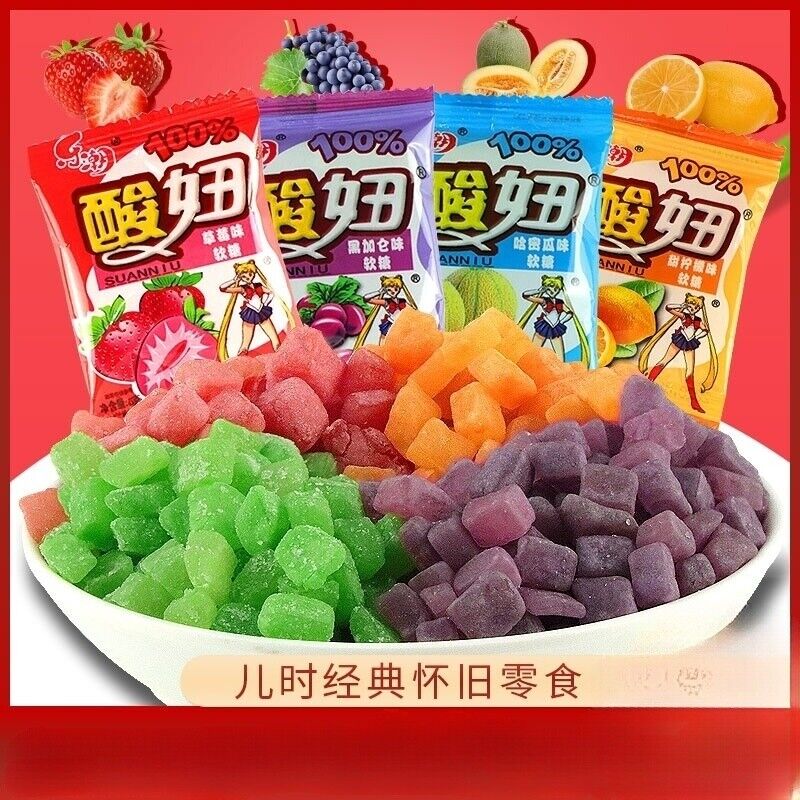 5g*30bags SuanNiu Multiple flavors of fruit candy Sour & sweet gummies 酸妞水果糖 Main image