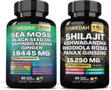 Sea Moss Bundle Black Seed Multivitamin & Shilajit Power Combo USA