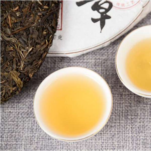 357g Laobanzhang Raw Puerh Tea Cake Ancient Tree Pu'er Shengcha Pu-erh Green Tea
