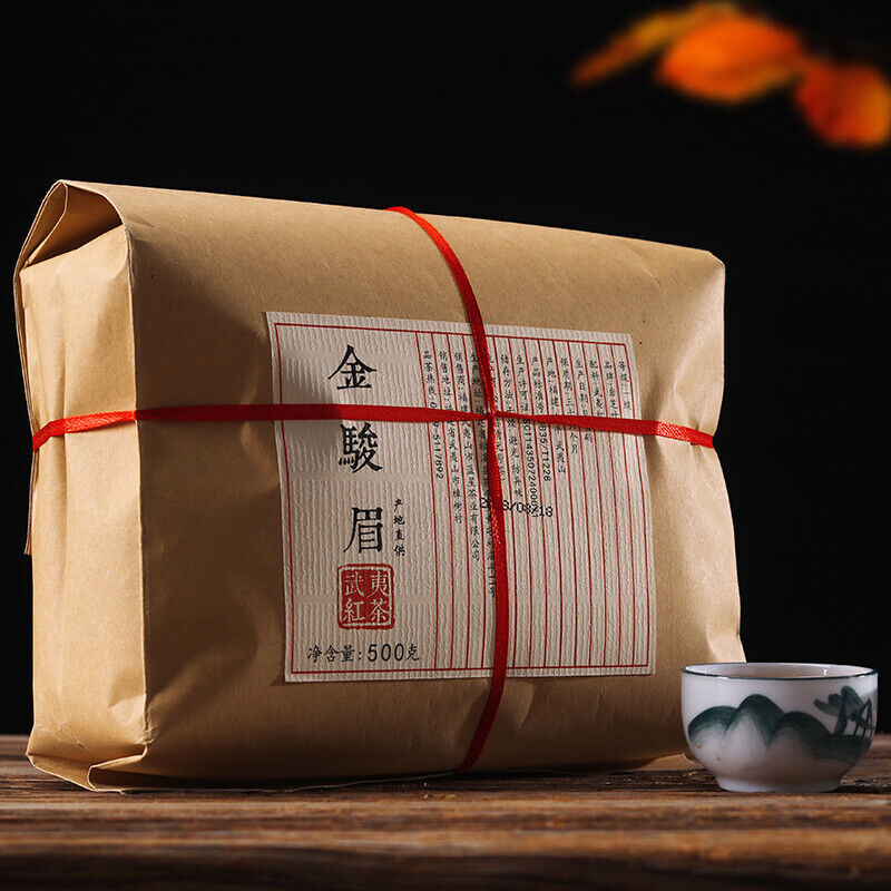 TeaOrganic Jin Jun Mei Golden Eyebrow Wuyi Black Tea 500g Jinjunmei Red Tea Junmee Secondary image