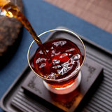 357g  Menghai Dayi Puer Tea Cake, Yunnan Ancient Tree Ripe Pu-erh Tea