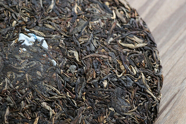 Milestone Green Cake * 2017/2018 BA JIAO TING Liming Pu'er Tea Raw Puer Tea 357g