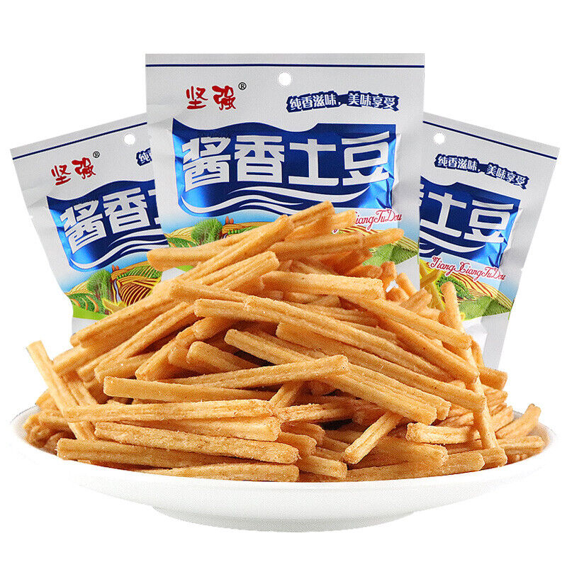 40g*5/10 Bags pickled potato fries pretzel salt potato sticks snack gift package Main image