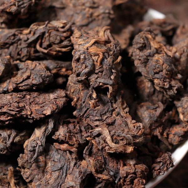 Supreme Aged Golden Bud Lao Cha Tou Pu-erh Loose Tea Ripe Puer Nubs Nugget Tea