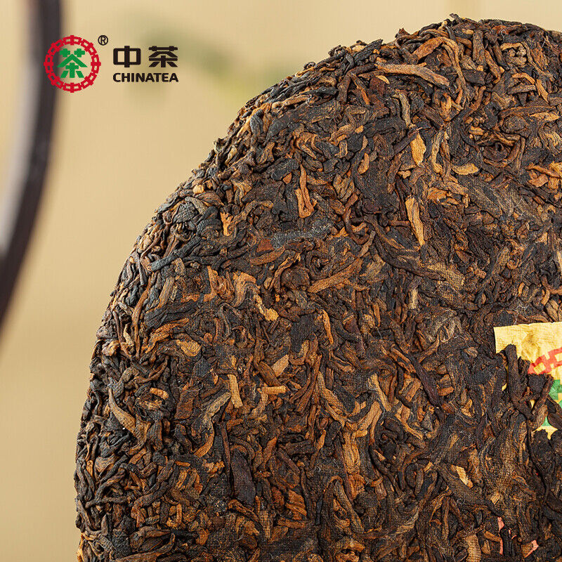 CHINATEA Brand Jin Hao Yu Lian Pu-erh Tea Cake 357g Ripe Palace Pu'er 357g