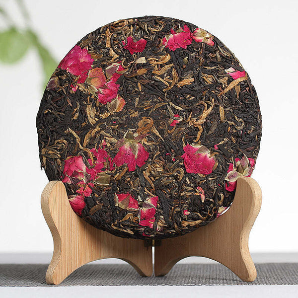 200g Dainhong Black Tea Cake Zuihongyan Rose Black Tea Big Tree Flower Red Tea