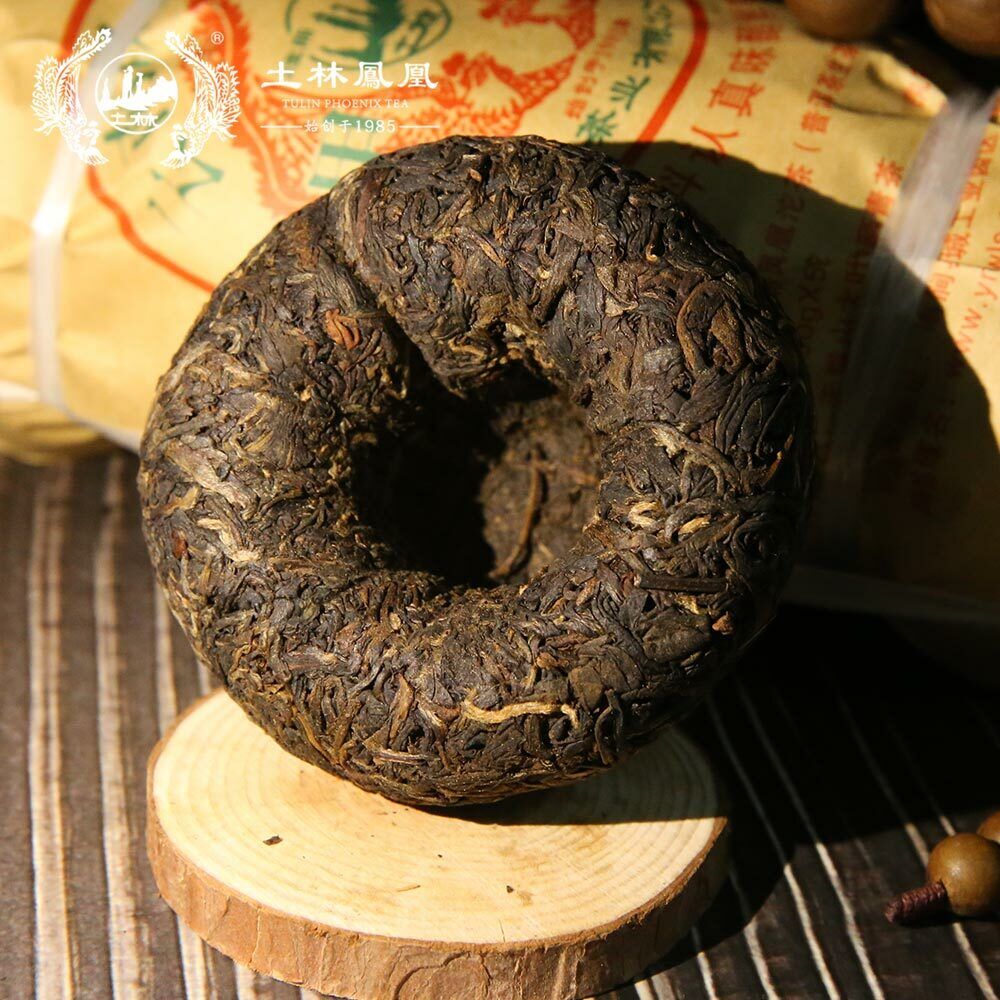 Tulin Aged Pu Erh Tea Yunnan Phoenix Tuocha Sheng Puer 100g