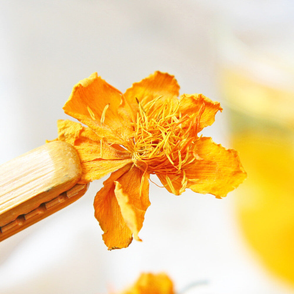 Dry Garden Nasturtium Flowers Tropaeolum Majus India Cres Chinese Herbal Tea