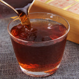 Gongting Jin Zhuan Shu Puer Tea Palace Gold Brick Ripe Puer Mini Tea Brick