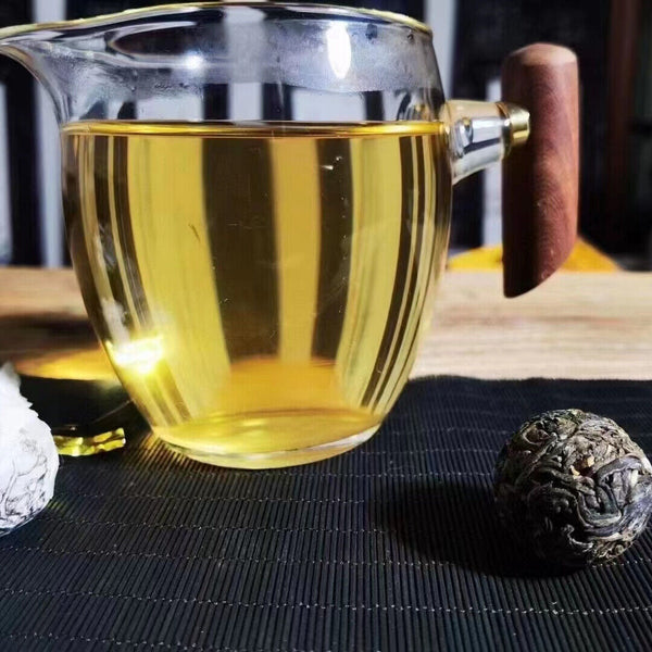 Yunnan Raw Pu-erh Tea 2021 Bingdao Dragon Ball Pu'er Raw Tea Spring Puerh 500g
