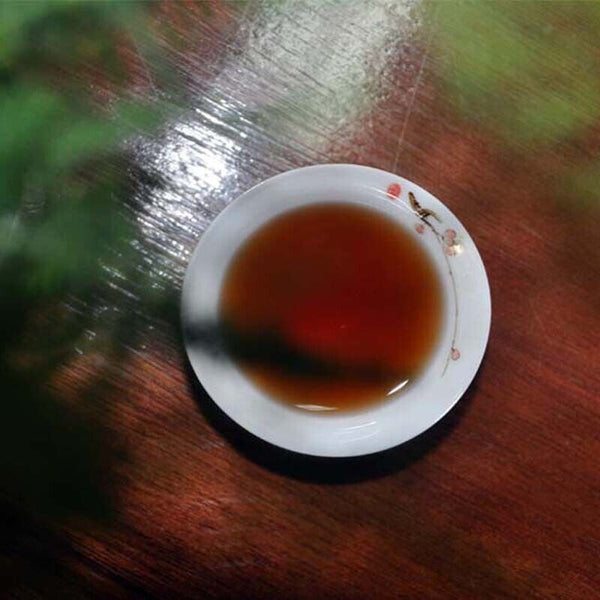 TeaWuzhou Liu Pao Tea Black Tea Aged Dark Tea Liubao Tea Cake Liu Bao HEI CHA 480g