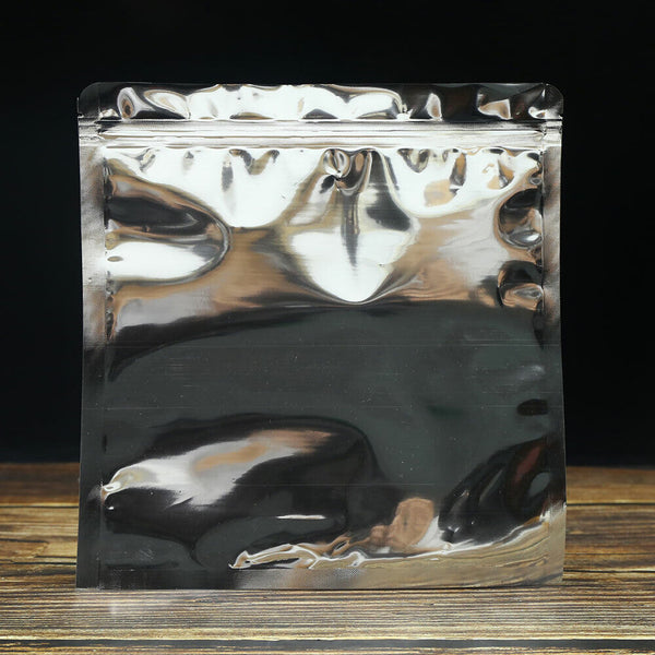 10pcs/lot Puer Empty Zip Lock Transparent Plastic Bags Recyclable Packing Bag
