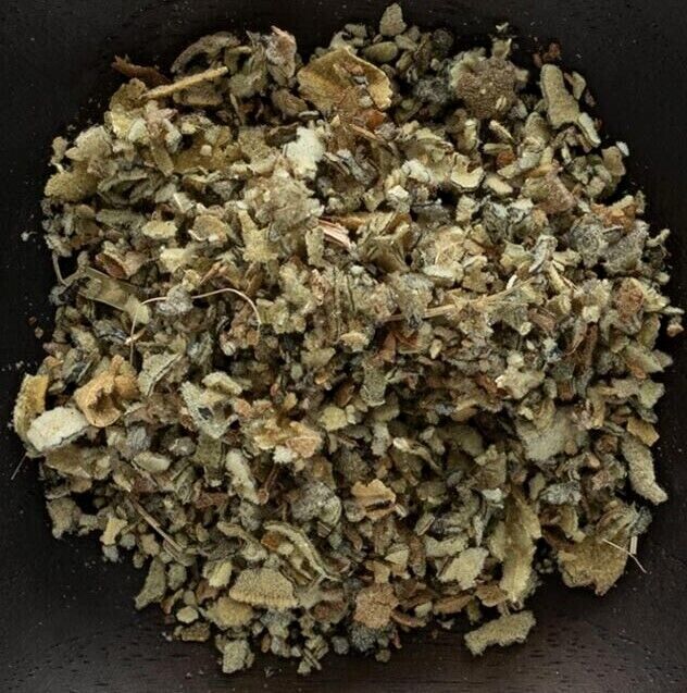 Verbascum Thapsus ~ 100% Premium Mullein Leaf Organic Dried Cut ~ Secondary image
