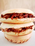 5 Packs Chinese Xi'an Lazhi Roujiamo Layer Cake with Meat Inside 西安腊汁肉夹馍