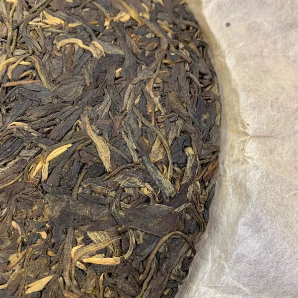 357g Yunnan Pu'er Tea Bnazhang Aged Tree Puerh Raw Tea Cake Old Pu-erh Tea