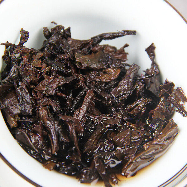 Jingmai Mellow Flavor Shu Puer Tea Jing Mai Old Tree Ripe Puer Tea 357g