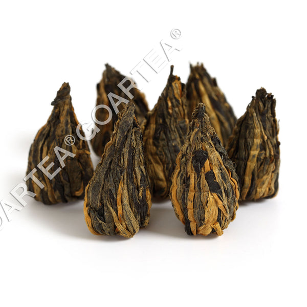 TeaHELLOYOUNG Nonpareil Supreme Black Tea Fengqing Pagoda Dian Hong Golden Buds