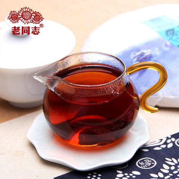 Haiwan Puer Cake "Winter" Dong Xue Shu Pu Erh Tea and Weight Loss Tea 400g