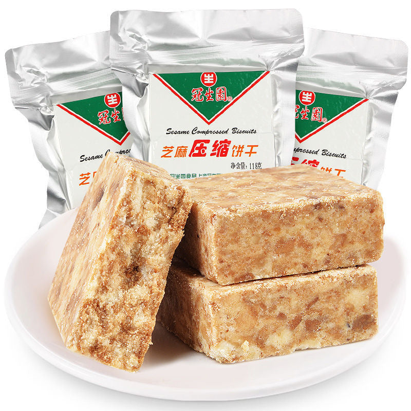Compressed Biscuit Outdoor Sports Hiking Food 118g x 12 Bags 冠生园压缩饼干户外饼干混合口味12袋装 Main image