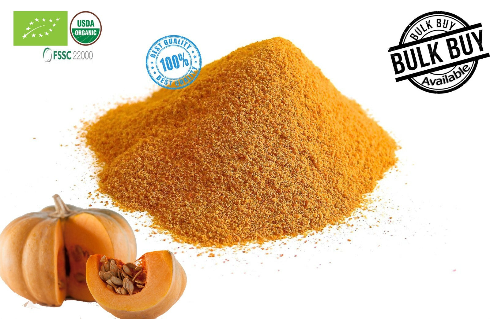 Fruit & Vegeta Powder 100% Organic Dried/dehydrated Pure Natural Pumpkin Powder Main image