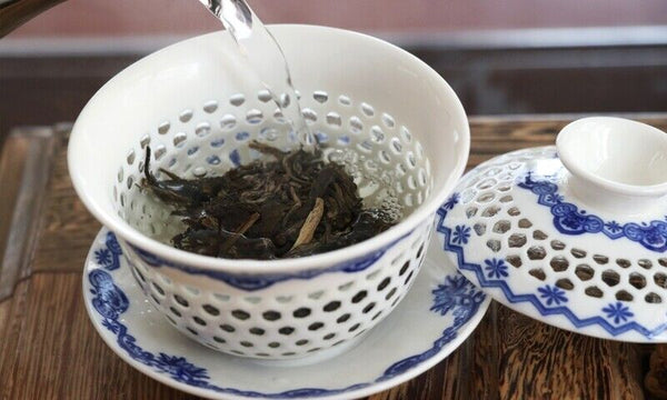 Menghai BA JIAO TING 7540 Pu-erh Tea Cake 357g Raw Pu'er Tea Qi Zi Cake