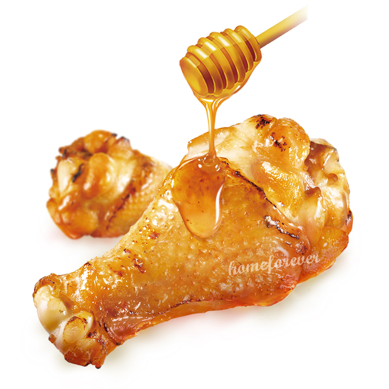 10 Bags Wuqiong Chicken Drumettes Chinese Snacks Food 无穷烤鸡小腿鸡翅根 蜂蜜味/香辣味 Main image