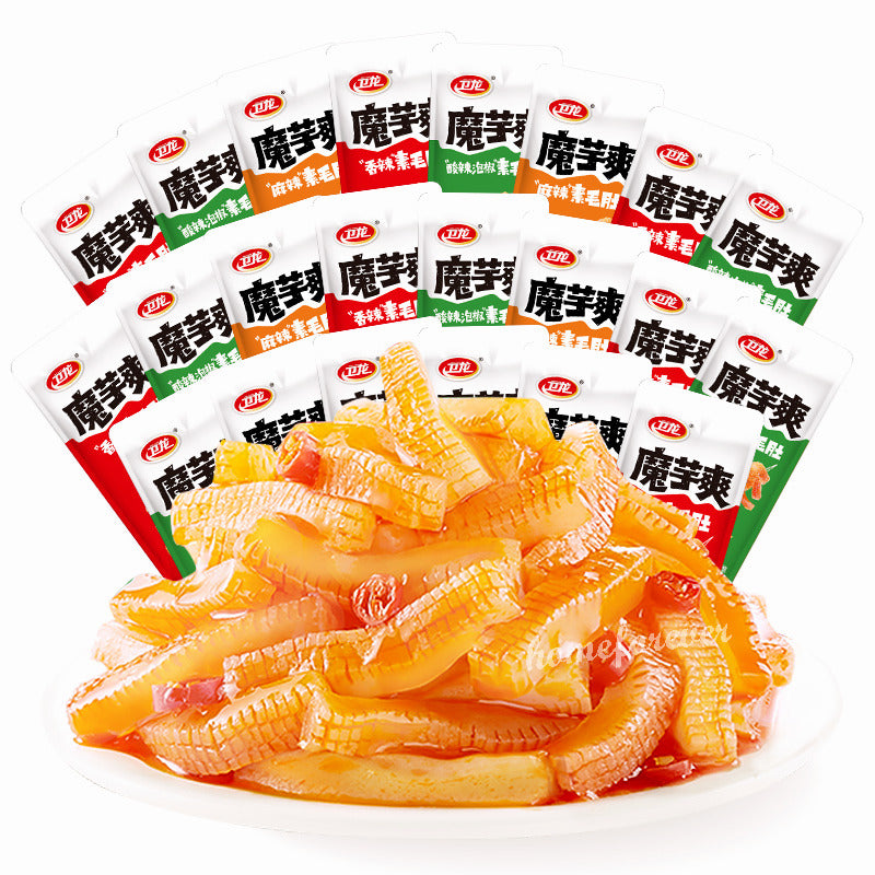 Mixed Flavors Weilong Moyushuang 500g Chinese Spicy Snacks Food 中国小吃卫龙魔芋爽素毛肚混合口味 Main image