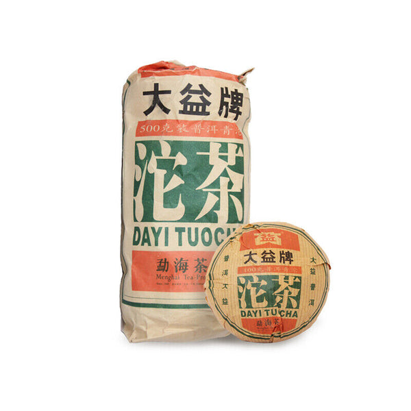 Yunnan MengHai Tea Dayi Tuocha Green Tuo Bowl Puer Pu Er Tea 100g Raw Puerh