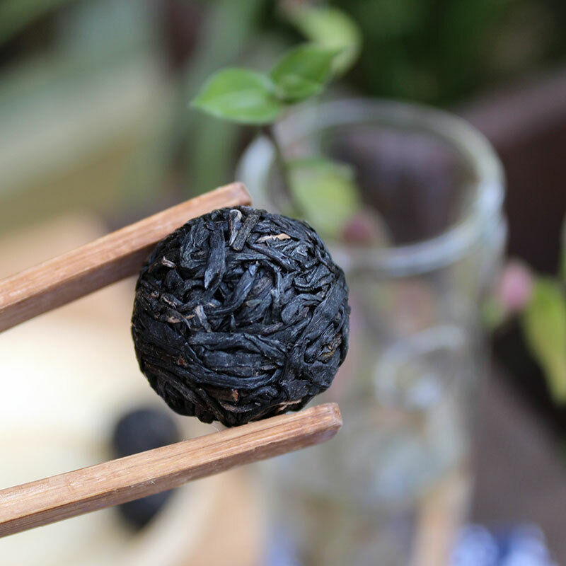 Jing Mai Zi Juan Long Zhu Pu-erh Tea Tuo 250g Raw Puer Tea Pu'er Purple Leaf