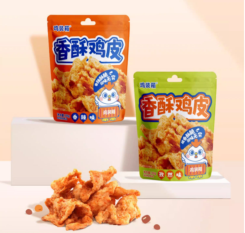 30g*6bags 炸鸡皮 Crispy Crunchy Chicken Skin Deep Fry Instant Party Delicious Snack Main image