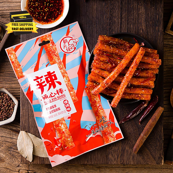 Latiao Spicy Strips 3 Packs Latiao Spicy Gluten Classic Chinese Snack Food