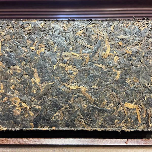 250g Laobanzhang Ripe Pu-erh Tea Brick Menghai Old Tree Pu-erh Tea Top Pu'er Tea